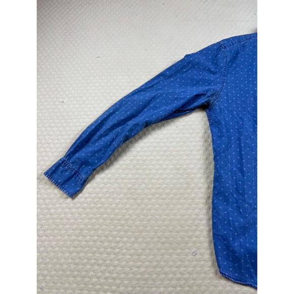Marine Layer Washington‎ Button Down Shirt Long Sleeve Denim | Men’s Size Large - Picture 3 of 16